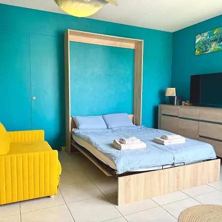Apartamento Juan-les-pins Beachside 1br Apartment, Air Conditioned, Parking Place